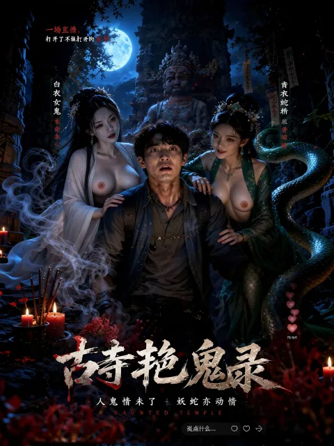 古寺の誘惑する幽霊たち